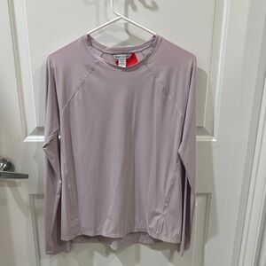 Athleta Soft Purple Long Sleeve Performance Top